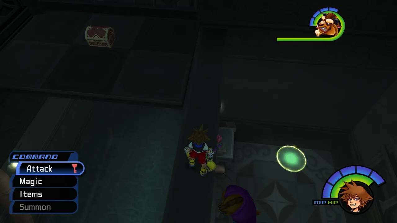 Hollow Bastion Waterway Blizzard on Bubble Chest